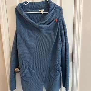 Matilda Jane Blue Sweater size large excellent condition